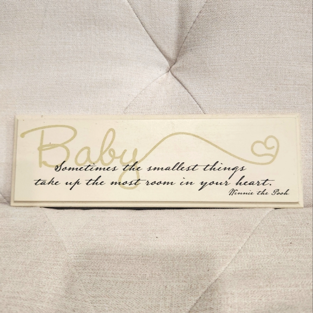 Little Sign For Nursery 9"x3"
